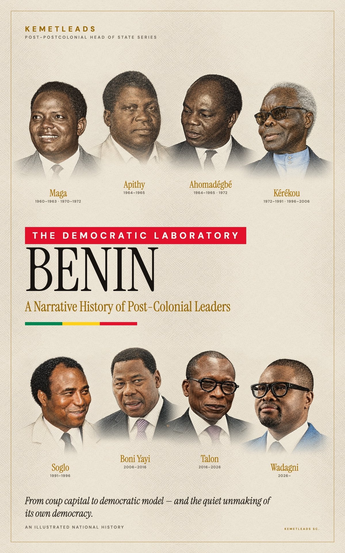 Benin — A Narrative History of Post-Colonial Leaders (1960–2026)