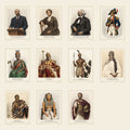 The eleven KemetLeads engraved portrait posters