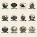 The twelve KemetLeads medallion posters