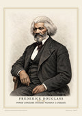Frederick Douglass engraved poster