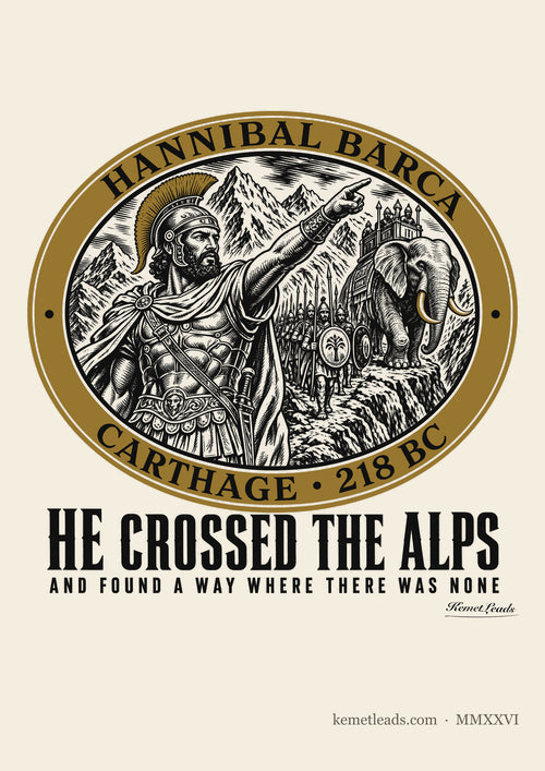 Hannibal Barca medallion poster