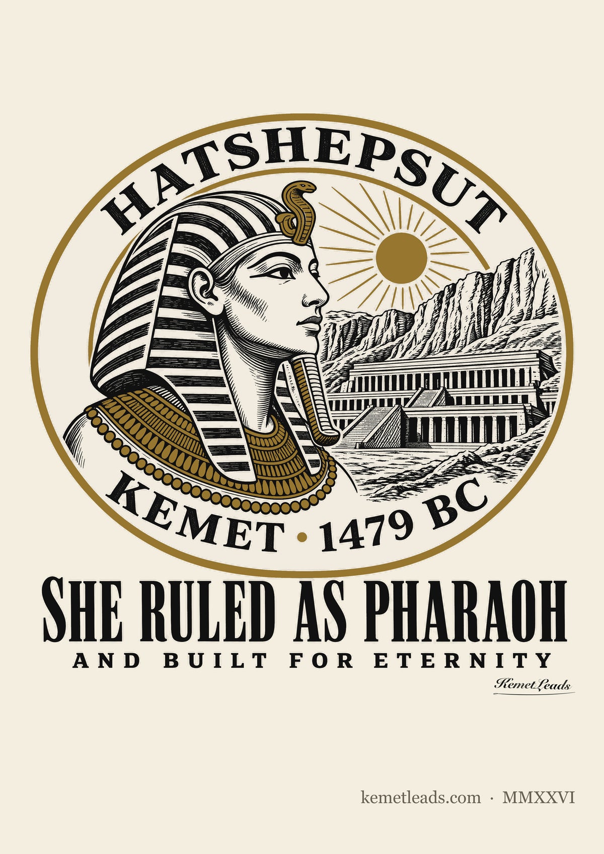 Hatshepsut medallion poster