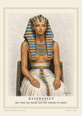 Hatshepsut engraved portrait poster