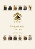 Couverture du calendrier KemetLeads Heroes 2027