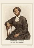 Harriet Tubman engraved poster