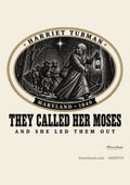 Harriet Tubman medallion poster