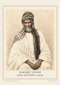 Samori Toure engraved poster
