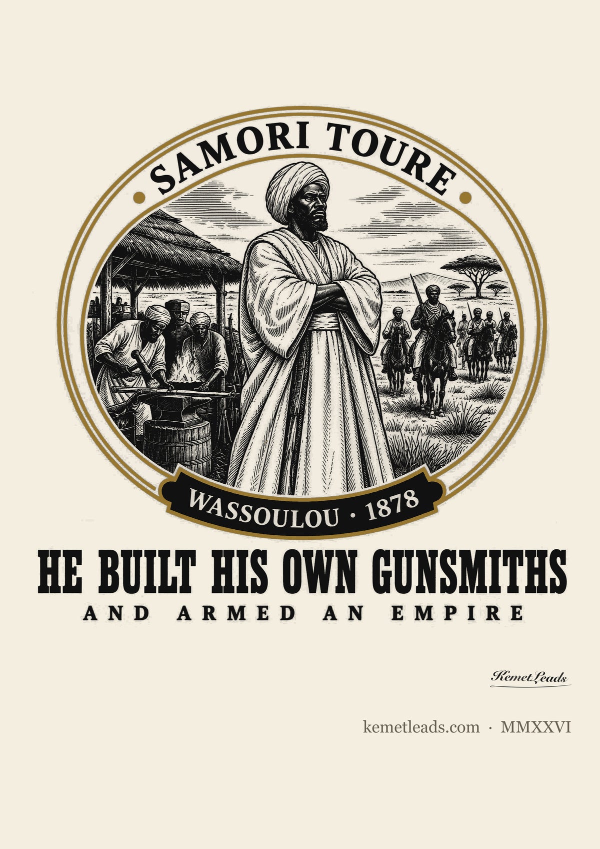 Samori Toure medallion poster