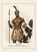 Shaka engraved poster